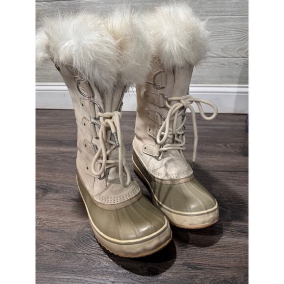 Sorel Joan of Arctic Women’s Waterproof Winter Snow Boots Size 10 Gray - Picture 2 of 10
